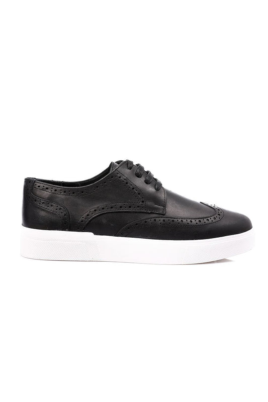 Mr.Joe Classic Patterned Leather Sneakers