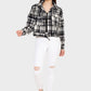 Miss Venus Short Checkered Jacket