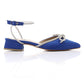 XO Style Strassed Strap Slingback Heeled Shoes