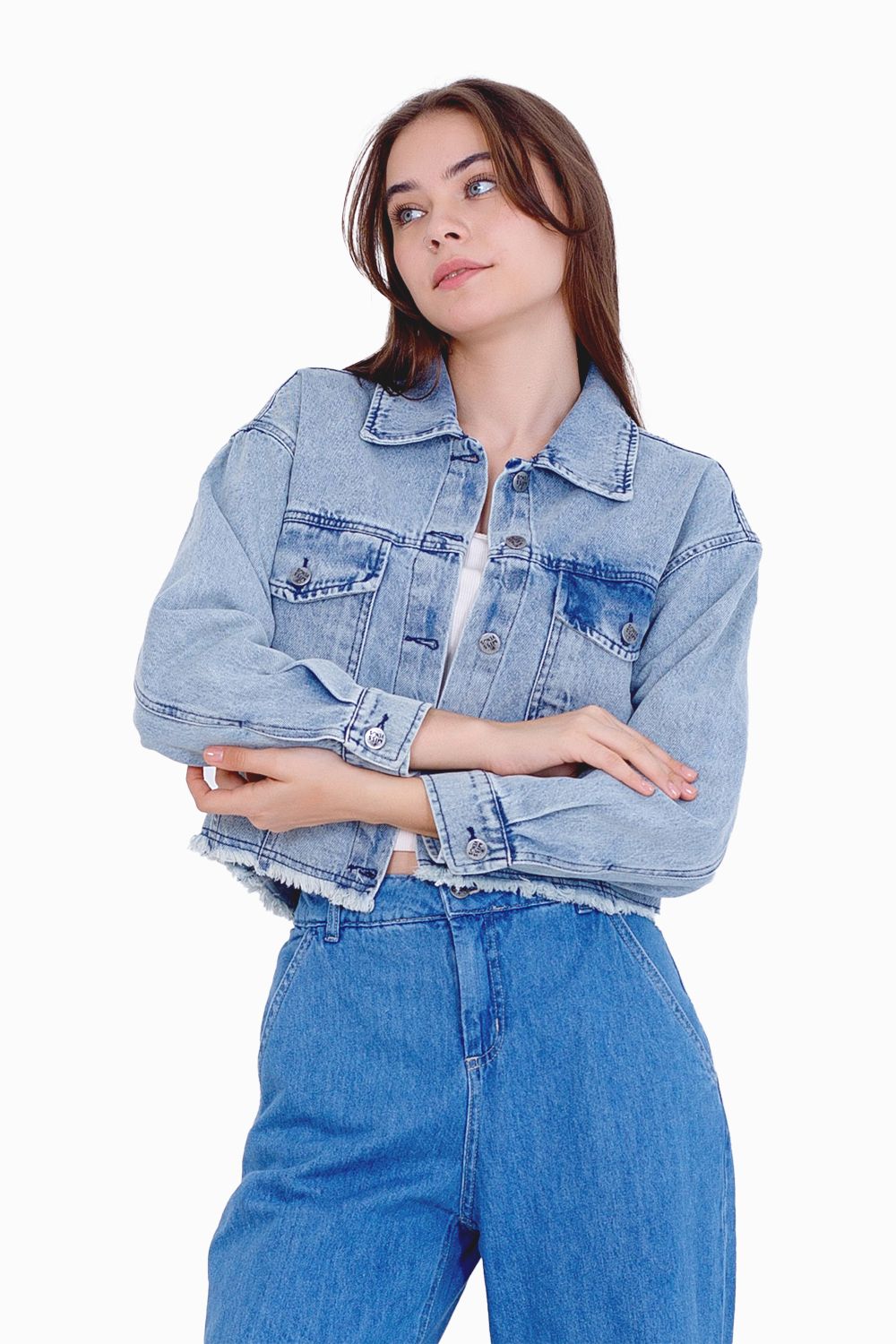 Miss Venus Cropped Jeans Jacket