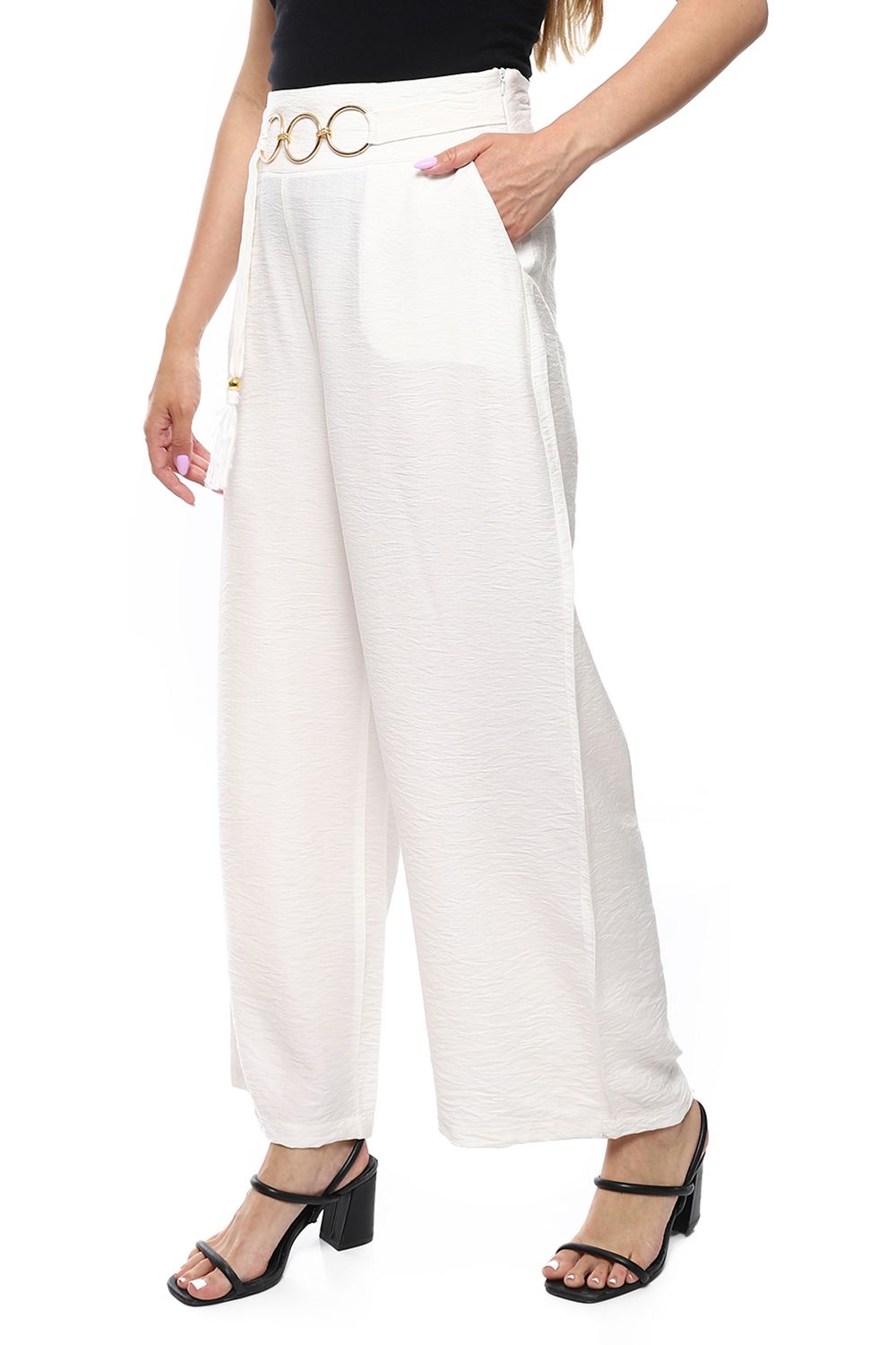 Mr.Joe Linen Wide Leg Pants