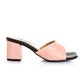 XO Style Plain High Heeled Slides