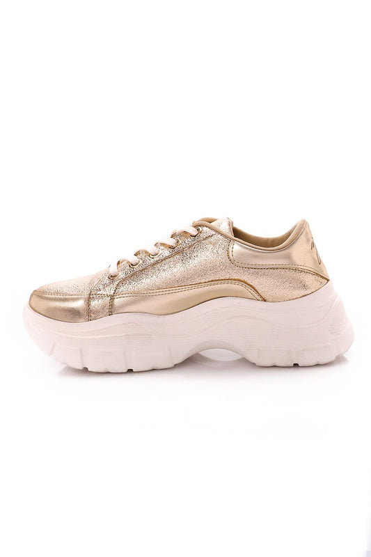 Chunky Metallic Sneakers