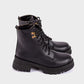 Okoye Mono Black Smooth Leather Boot