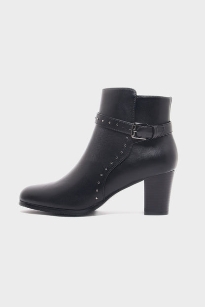 Fashionable Heeled Half Boots