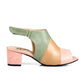 XO Style Tri-Tone Heeled Sandal