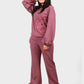 Shechick Cute Teddy Bear Printed Pajama Set