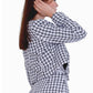 Miss Venus Elegant Checkered Jacket