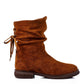 Mr.Joe Round Toe Mid Calf Boots