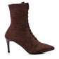 Mr.Joe Elegant Pointed Toecap Heeled Boots