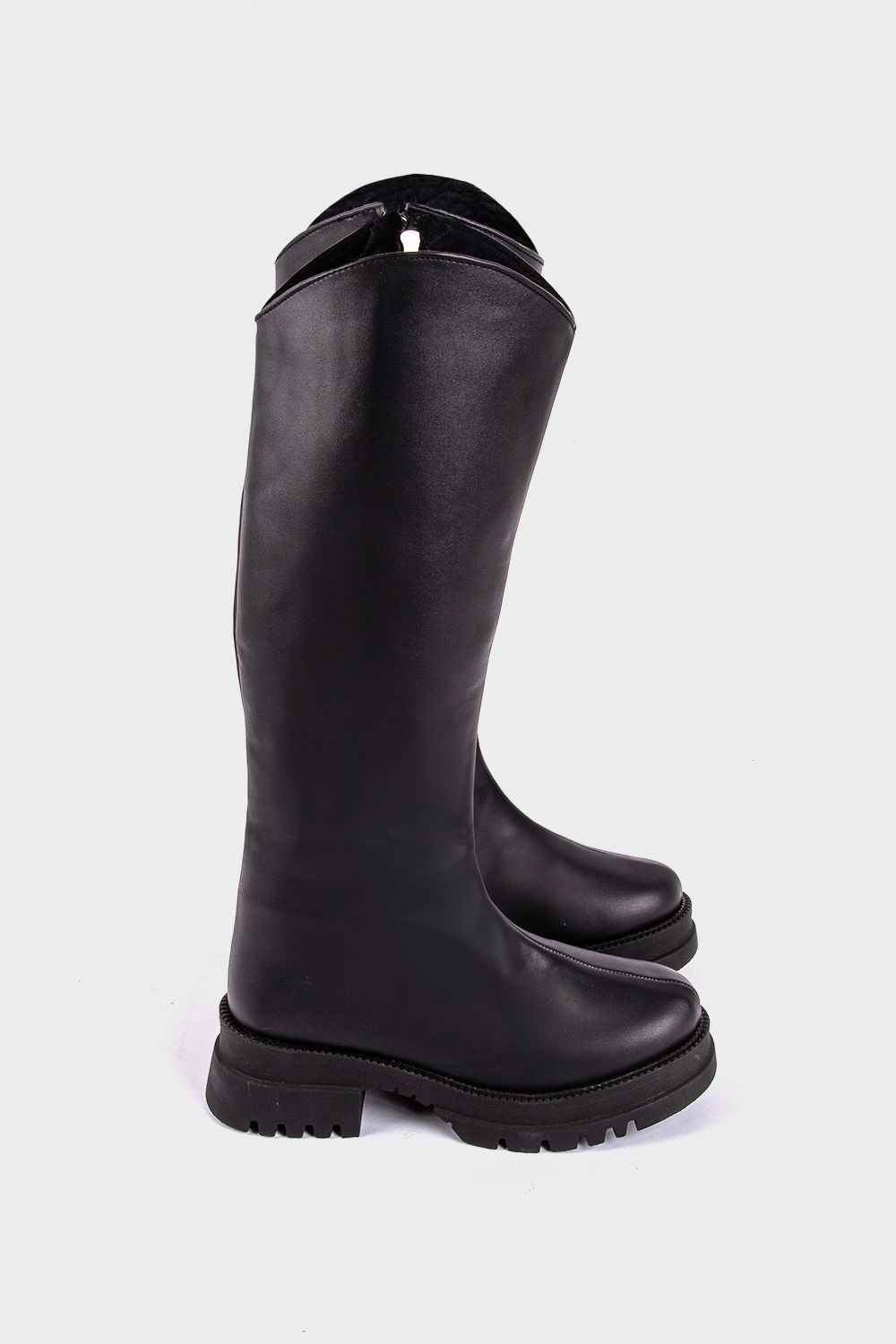 Black Plain Boot