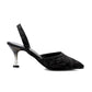 Mr.Joe Slingback Triangles Patterned Pumps