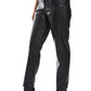 Mr.Joe Solid Leather Straight Trousers