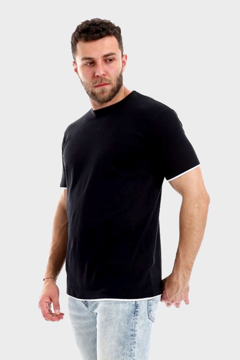 Izor Plain Basic Short Sleeves T-Shirt