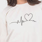 Shechick Heartbeats Printed T-Shirt