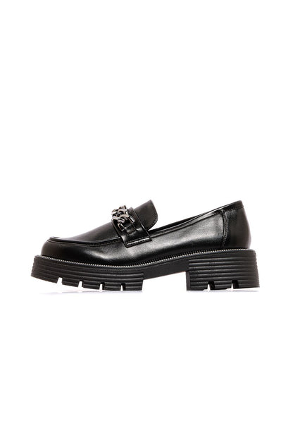 Metal Chain Flat Shoes