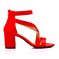 XO Style Plain High Heels Sandals