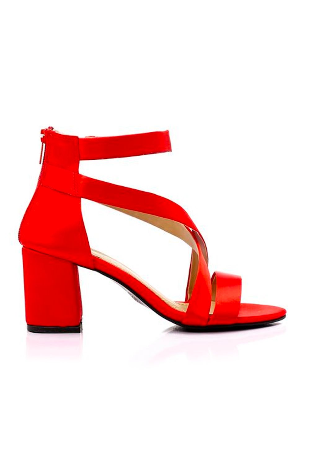 XO Style Plain High Heels Sandals