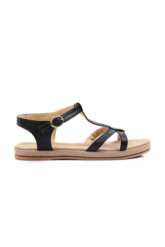 XO Style Open Toe Flat Sandal