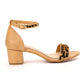 Xo Style Flocked Leather Sandal