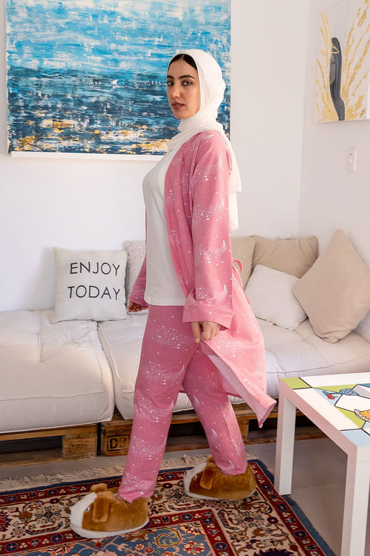 طقم بيجامة ستارلايت للأمومة والرضاعة الطبيعية