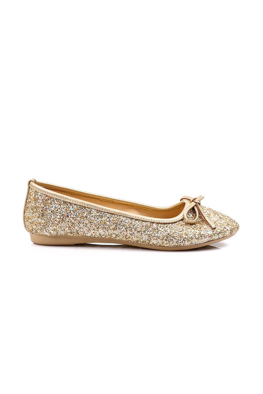 XO Style Comfortable Glittery Ballerina Shoes