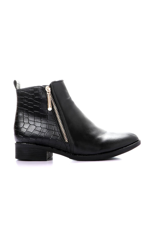 XO Style Elegant Half and Half Boots