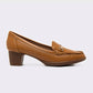 Shoeroom Golden Detailing Heeled Loafer