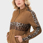 Smoky Plain Jacket with Tiger Print