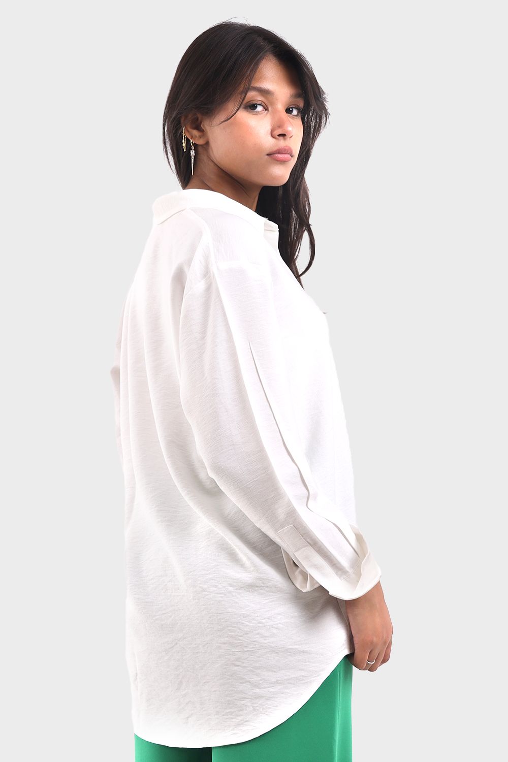 Okoye Linen Oversized Shirt