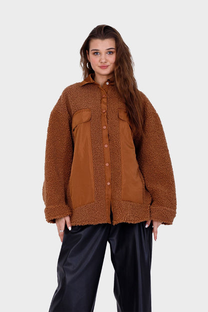 سترة تيدي بجيوب أمامية