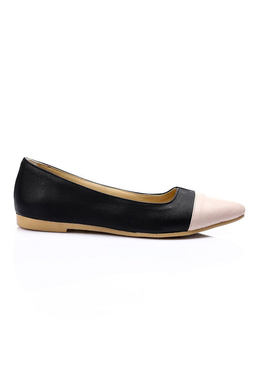 XO Style Comfy Bi-Tone Ballerina