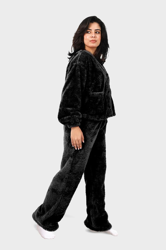 Shechick Luxe Fur Pajama Set