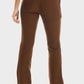 Straight Leg Pants with Golden Buttons