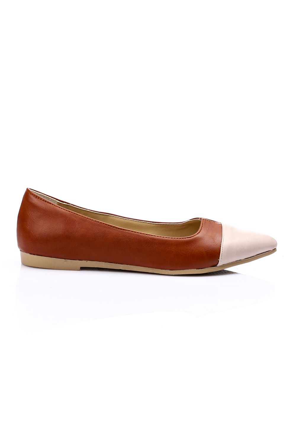 XO Style Comfy Bi-Tone Ballerina