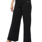 Mr.Joe Back Flap Pockets Wide Leg Pants