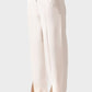 Okoye Beige Front Slits Pants