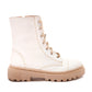 XO Style Combat Boot with Side Zip-Up