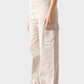 Okoye Beige Cargo Pants