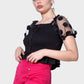 Miss Venus Shirred Blouse