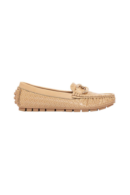 Metal Ornament Flat Shoes