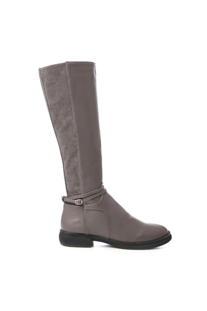 Leather Knee High Boot
