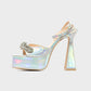 Shoeroom Holographic Soiree High Heeled Sandals