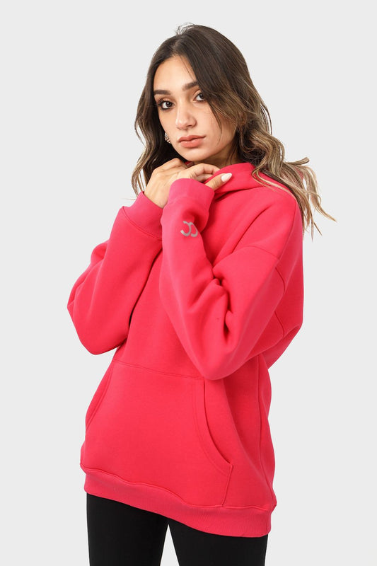 Shechick Plain Oversized Hoodie