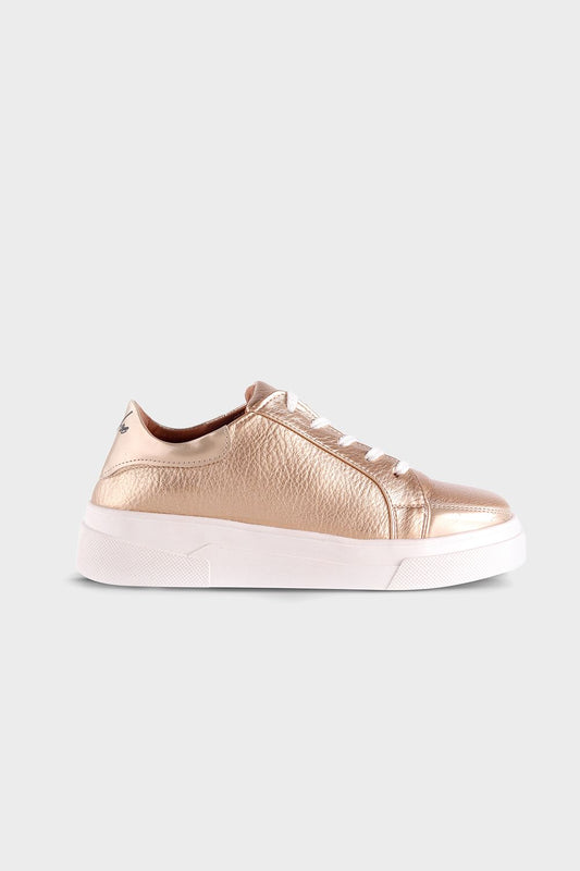 Mr.Joe Simple Metallic Sneakers