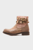 Shoeroom Round Buckle Ankle Boot