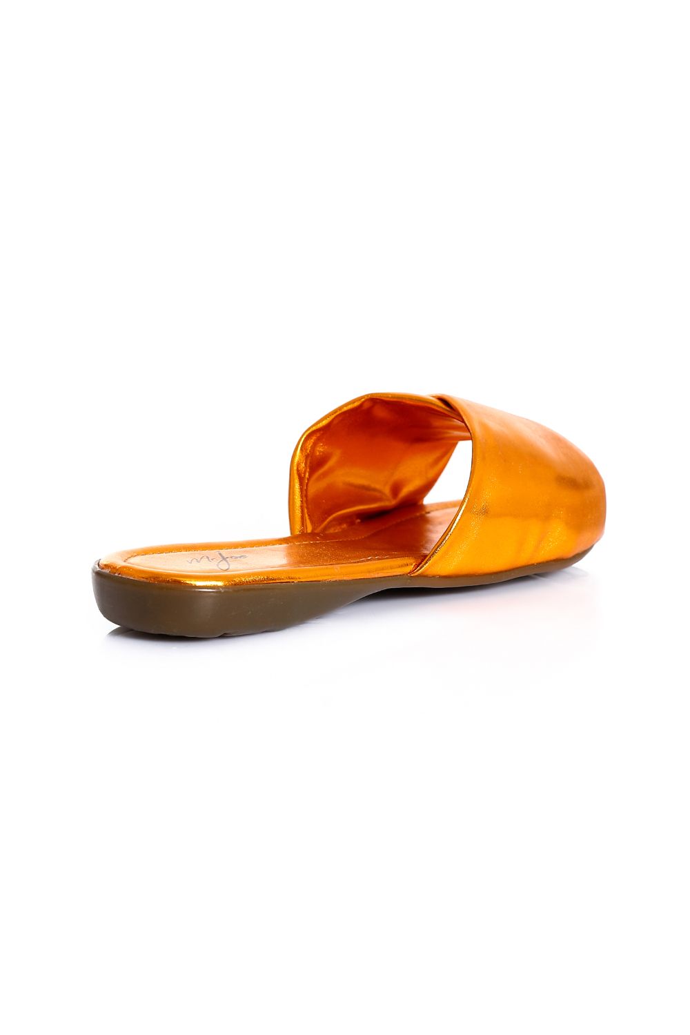 Mr.Joe Plain Casual Metallic Slippers