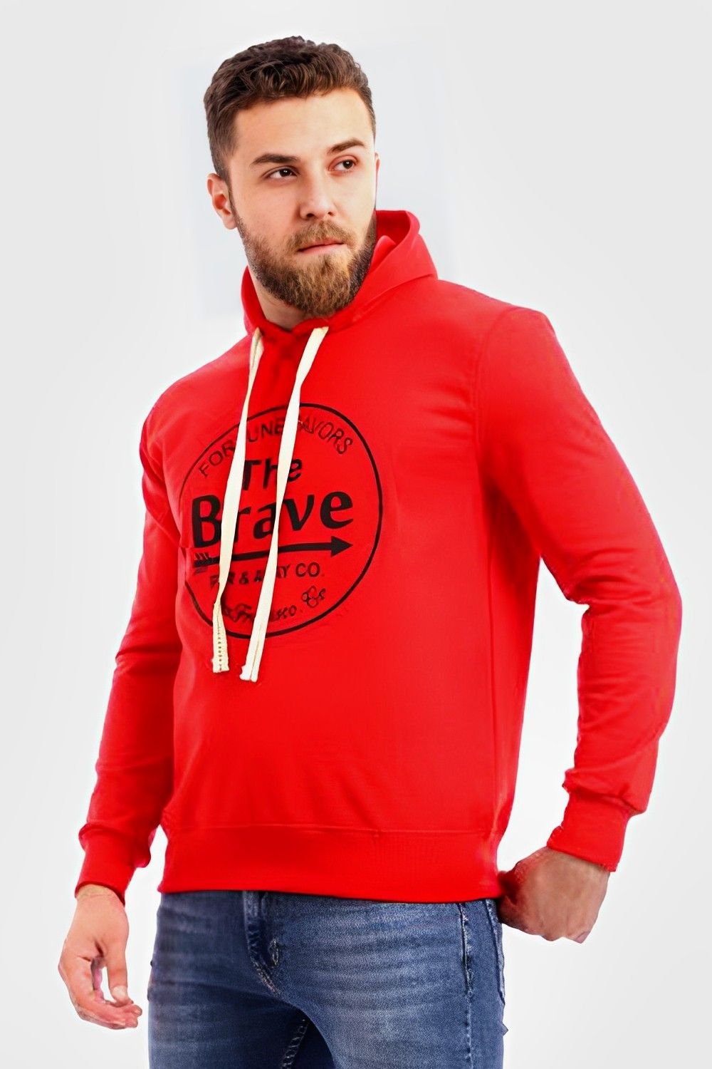 Izor The Brave Printed Hoodie