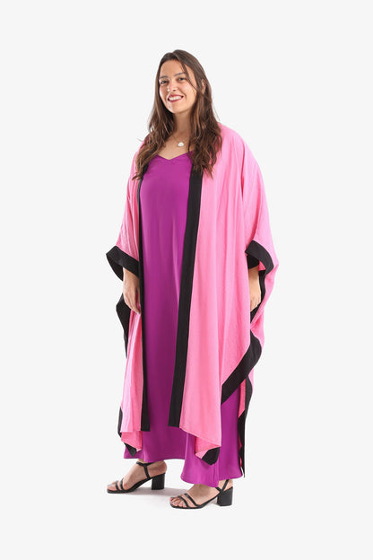 Dual Tone Color Kimono