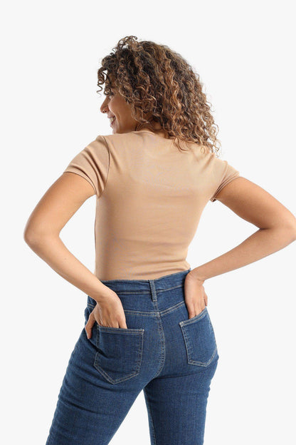 Ribbed Slim Fit Top - Carina - ??Ã¢â‚¬â„¢????????ÃƒÂ±??Ã¯Â¿Â½ÃƒÂ¿??Ã†â€™?ÃƒÂ¿????